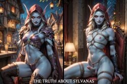 ai_generated femboy futanari intersex lacrinar male nude penis shiabri small_penis sylvanas_windrunner world_of_warcraft