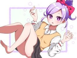 100_kanojo 1girls 2d female kimi_no_koto_ga_dai_dai_dai_dai_daisuki_na_100-nin_no_kanojo masseuse momi_momiji pervert pervert_female purple_hair the_100_girlfriends_who_really_really_really_really_really_love_you