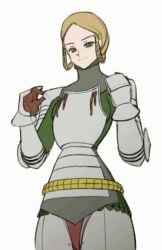 1girls animated armor big_breasts breasts female female_knight hidden_breasts knight knight_armor tagme video wassnonnam