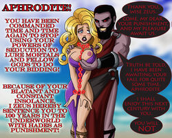 1boy 1girls aphrodite aphrodite_(greek_mythology) areola bondage boomerjp bound captured captured_villainess clothed comic damsel_in_distress defeated defeated_villainess deity dialogue domination embarrassed english_text enslaved enslaved_goddess female femsub forced forced_exposure forced_submission goddess greek_mythology hades_(mythology) helpless humiliation imminent_rape kidnapped maledom mythology panels peril prisoner public_domain punishment restrained sad sad_sub scared sex_slave slave slavegirl speech_bubble story submissive submissive_female taunting text uncomfortable unhappy unhappy_female villainess worried