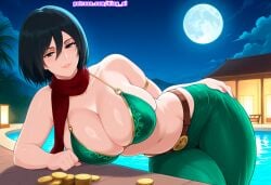 mikasa ackerman from attack on titan by king ai