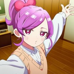 100_kanojo 1girls 2d female kimi_no_koto_ga_dai_dai_dai_dai_daisuki_na_100-nin_no_kanojo masseuse momi_momiji pervert pervert_female purple_hair the_100_girlfriends_who_really_really_really_really_really_love_you
