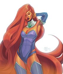 starfire from dc by redrollerball