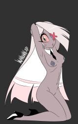 vaggie (hazbin hotel) from hazbin hotel by danmakuman