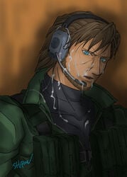 iroquois_pliskin male_only metal_gear metal_gear_solid metal_gear_solid_2 solid_snake yaoi