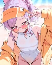 100_kanojo 1girls 2d female kimi_no_koto_ga_dai_dai_dai_dai_daisuki_na_100-nin_no_kanojo masseuse momi_momiji pervert pervert_female purple_hair the_100_girlfriends_who_really_really_really_really_really_love_you
