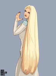 emma frost from marvel by redrollerball