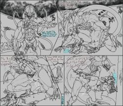absurd_res anal animal_genitalia animal_penis anthro bat bodily_fluids canid canine canine_genitalia canine_penis comic cum cum_in_ass cum_in_vagina cum_inside dominant dominant_intersex duo english_text forced from_behind_position fucked_silly futanari genital_fluids genitals hi_res hybrid intersex intersex/male khanivore knot larger_penetrated love_death_+_robots male male_penetrated mammal monster netflix penetration penis pterotired pussy rape ribbed_penis sex size_difference smaller_penetrated teratophilia text vaginal_penetration vaginal_penis
