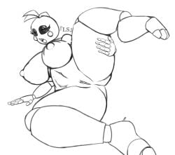 toy chica (fnaf) from five nights at freddy's by ls