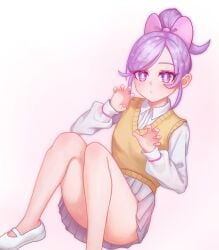 100_kanojo 1girls 2d female kimi_no_koto_ga_dai_dai_dai_dai_daisuki_na_100-nin_no_kanojo masseuse momi_momiji pervert pervert_female purple_hair the_100_girlfriends_who_really_really_really_really_really_love_you