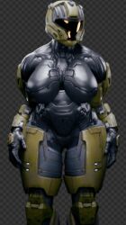 female spartan (halo) from halo (game) by silent sfm