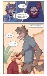 2025 accessory ailurid anthro anthro_on_anthro anthro_penetrated anthro_penetrating anthro_penetrating_anthro arm_tuft athletic athletic_anthro athletic_male balls balls_tuft bangs big_dom_small_sub biped blue_claws blue_clothing blue_shirt blue_topwear blush bodily_fluids body_part_in_mouth canid canine canis cheek_bulge claws clock closed_eyes clothed clothed_anthro clothed_male clothed_sex clothing collared_shirt colored comic confident confident_male detailed_background dialogue digital_drawing_(artwork) digital_media_(artwork) dirty_talk dominant drooling duo elbow_tuft english_text eyebrows fellatio fingers fur genitals grabbing_head grey_body grey_fur guided_penetration hair hand_in_hair hand_on_another's_head hand_on_head hand_on_leg head_grab humanoid_genitalia humanoid_penis interspecies jewelry looking_down looking_down_at_partner looking_up looking_up_at_partner male male/male male_penetrated male_penetrating male_penetrating_male mammal markings marshall_(wilsondoggo64) mirror multicolored_body multicolored_fur muscular muscular_anthro muscular_arms muscular_male necklace nervous oral oral_only oral_penetration partially_clothed pattern_clothing pattern_shirt pattern_topwear paul_(wilsondoggo64) penetration penile penile_penetration penis plaid plaid_clothing plaid_shirt plaid_topwear plant plant_pot pubes red_body red_clothing red_fur red_panda red_shirt red_topwear saliva saliva_on_penis sex shaded shirt side_view size_difference smaller_penetrated smile speech_bubble standing striped_body striped_fur striped_markings striped_tail stripes submissive submissive_anthro submissive_male sucking tail tail_markings talking_to_another talking_to_partner tan_penis teardrop tears teeth teeth_showing text thick_eyebrows time_skip tongue tongue_out topwear touching_hair touching_head tuft vein veiny_penis verbal_domination watch watermark white_body white_fur wilsondoggo64 wolf yellow_eyes