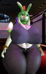 3d 3d_(artwork) big_breasts breasts cleavage female female_only ferialexonar furry huge_breasts hyper_breasts tagme thick_thighs wide_hips