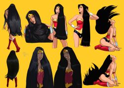 diana of themyscira from dc by redrollerball