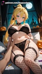 kirigaya suguha from halloween by skypassion
