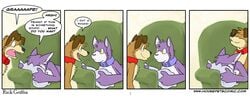 grape_jelly_(housepets!) housepets! peanut_butter purple_fur tagme webcomic