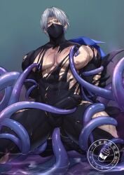 arknights awooga bara big_breasts body_of_water breasts cachic cumdump erection fat_tits gay honestly_quite_incredible huge_breasts male male_only maledom malesub masked_male meat_toilet muscular muscular_male muscular_thighs restrained ripped_clothing scars see-through see-through_clothing sex_slave sexy_body sexy_male soulga3 tentacle thick_thighs tight_bodysuit ulpianus_(arknights) voluptuous_male whored_out yaoi zooweemama