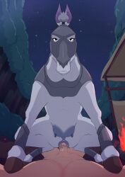 absurd_res animal_genitalia animal_pussy animal_vulva armor becky_apples bodily_fluids breasts campfire centaurworld clitoral_hood clitoris clothed clothed_feral clothing dominant dominant_female dominant_feral duo equid equine equine_genitalia equine_pussy equine_vulva female feral feral_on_top feral_penetrated first_person_view forest forest_background front_view genital_fluids genitals hi_res hooves horse human human_on_feral interspecies looking_at_viewer male male/female mammal nature nature_background netflix nipples nude nude_male outdoor_nudity outside outside_sex penetration plant pussy reminic serious serious_face sex spread_legs spreading teats tent tree vaginal_fluids vaginal_penetration vulva zoophilia