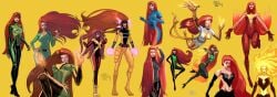 jean grey from marvel by redrollerball