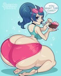 1girls ass ass_bigger_than_breasts ass_bigger_than_head ass_bigger_than_torso big_ass big_ass_(female) big_breasts big_butt big_hips bleedingpervert blue_hair blue_lips blue_lipstick cake clothed clothed_female clothing dat_ass deedee89 eating eating_food edit edited enormous_ass feet female female_focus female_only giant_ass giant_butt gigantic_ass gigantic_butt girl hi_res high_resolution highres hips hips_wider_than_shoulders huge_ass huge_butt huge_hips humongous_ass hyper hyper_ass hyper_thighs large_ass large_butt large_hips lipstick long_blue_hair long_hair looking_at_viewer looking_back massive_ass massive_butt meme painted_nails pink_nails ponytail small_waist speech_bubble sunglasses sunglasses_on_head talking talking_to_viewer text thick thick_thighs thighs thin_waist third-party_edit tiny_waist wide_hips