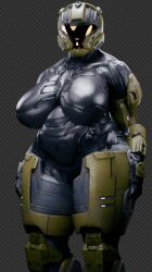 female spartan (halo) from halo (game) by silent sfm