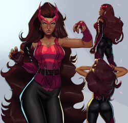 scarlet witch from marvel by redrollerball