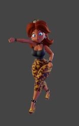 1girls 3d animated background_music big_ass big_breasts big_butt bimbo clothed clothed_female dance_moves_(fortnite) dancing default_dance female female_only full_body grey_background looking_at_viewer low_res lowres mario_(series) princess_daisy shorter_than_10_seconds simple_background solo sound tagme video wyerframez