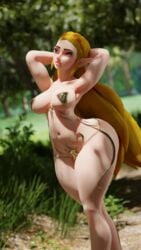 princess zelda from breath of the wild by adriandustred