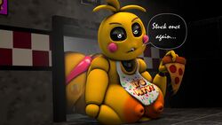 huge toy chica from five nights at freddy's by nighttrap