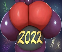 2022 absurd_res anthro ass bat big_ass big_butt blazethefox butt_focus chiropteran clothed clothing dat_ass female fireworks fur hi_res holidays huge_ass huge_butt lacy_(blazethefox) mammal new_year night outside panties purple_body purple_fur rear_view sitting sky solo star starry_sky thick_thighs topless underwear wide_hips