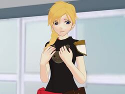 1boy 2022 2girls anal anal_penetration anal_sex animated artist_request blonde_hair blue_eyes brown_hair cardin_winchester circlet exhibitionism female female_jaune_arc_(rwby) genderswap genderswap_(mtf) green_eyes human inviting_to_sex jaune_arc longer_than_2_minutes male netorare no_sound ntr public public_nudity public_sex pyrrha_nikos red_hair rule_63 rwby shorter_than_3_minutes theblackbirdcalls video