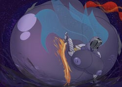 absurd_res anal anal_sex anthro ass balloon belly belly_expansion belly_inflation breast_expansion breasts bubble_butt dancer_of_the_boreal_valley dark_souls dark_souls_3 derp_derpington expansion female fromsoftware full_belly full_body_inflation glowing glowing_body hi_res hyper inflatable inflation penetration purple_body purple_skin round_body solo video_games