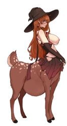 1girls areolae big_breasts breasts centaur female female_only huge_belly large_breasts nipples pregnant ready_to_pop taur todding