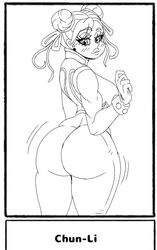 big_ass big_butt bubble bubble_ass bubble_butt bun_hair capcom chun-li elgalloarts street_fighter street_fighter_alpha thick thick_ass thick_legs thick_lips thick_thighs thigh thighs