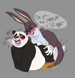 ahe_gao anal anthro asian big_chungus bugs_bunny bunny china crossover dreamworks gay interracial interspecies kung_fu_panda male_only master_po_ping non_con panda penetration rabbit rape sex