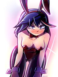 bent_over breasts clothed clothing crossxvii female kill_la_kill matoi_ryuuko solo tagme