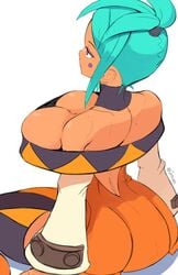 1girls ass big_breasts cerebella cleavage female jellcaps large_breasts skullgirls tight_clothing