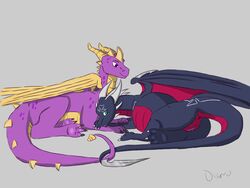 absurd_res activision ass belly cynder dragon duo female feral genitals hi_res legend_of_spyro male male/female pregnant pregnant_female pussy spyro spyro_the_dragon video_games xenopony456