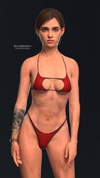 1girls 3d arm_tattoo athletic_female ellie_(the_last_of_us) ellie_williams human naughty_dog relishbeauty solo solo_female tagme the_last_of_us the_last_of_us_2