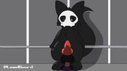 2021 48fps 720p animal_genitalia animated animated animated anthro anthrofied background balls big_tail black_and_white_fur black_fur blush canine_penis changed_(video_game) chibi digital_media_(artwork) dildo dildo_in_ass erection fluid_animation fur furry furry_ears furry_only furry_tail goo hi_res high_resolution highguard knot male male_only mask masked penetrable_sex_toy penetration penis puro_(changed) red_penis sex sex_toy sex_toy_in_ass tail watermark white_eyes wolf x-ray