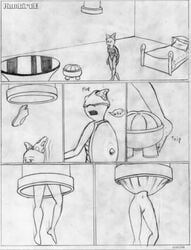 anthro black_and_white bow breasts comic eyelashes female humbird0 koopa koopalings mario_(series) monochrome nintendo polka_dots princess_peach pussy shell spiked_shell spikes straight_hair super_mario_bros. tail warp_pipe wendy_o._koopa