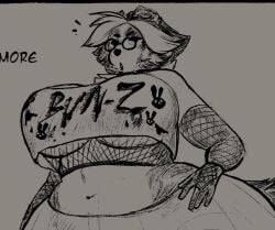 big_breasts breasts cleavage female furry huge_breasts piilsud thick_thighs wide_hips
