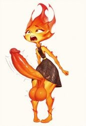 1futa ai ai_generated balls big_balls big_penis bottomless_skirt clothed clothing disney elemental_(pixar) ember_lumen erection erection_under_clothes erection_under_skirt female fire fire_creature fire_elemental fire_girl fire_humanoid flat_chest futa_only futanari hard_cock holding_penis huge_balls huge_cock huge_testicles humanoid humanoid_penis hyper hyper_balls hyper_penis intersex large_penis long_penis moaning_in_pleasure mostly_clothed penis penis_under_clothes penis_under_skirt pixar pulsating_cock sagging_balls skirt smooth_balls solo solo_futa testicles thighs throbbing_penis veiny_penis
