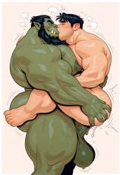 2boys abs ai_generated anal anal_sex arm_hair ass ass_focus back back_muscles balls bara beard bezbruno big_ass big_balls big_dom_small_sub big_muscles big_nipples big_pecs big_penis carrying carrying_partner chest_hair cum cum_drip cum_everywhere cum_in_ass cum_inside cum_on_ass cum_on_balls cum_on_body cum_on_chest cum_on_penis cum_while_penetrated cumshot daddy deep_penetration dilf dominant dominant_humanoid dominant_male duo ejaculation erect_nipples erection excessive_cum finger_in_mouth gay green_body hair hairy hairy_ass hairy_balls hairy_male happy_trail holding_partner hug huge_ass huge_balls huge_cock huge_muscles huge_nipples huge_pecs human human_on_humanoid human_on_orc human_penetrated humanoid humanoid_dominating_human humanoid_on_human humanoid_penetrating humanoid_penetrating_human humansub hunk hyper hyper_balls hyper_penis inflation interspecies kissing larger_humanoid larger_male male male/male male_only male_penetrated male_penetrating_male moustache muscles muscular muscular_human muscular_humanoid muscular_male navel nipples nude orc orc_male orc_on_human orc_penetrating_human orgasm pecs penetration penis penis_in_ass pointy_ears pubic_hair sex simultaneous_orgasms size_difference smaller_human smaller_male smaller_penetrated stabledaddyai stand_and_carry_position standing standing_sex submissive submissive_human submissive_male sweat tusks yaoi