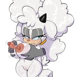 anthro big_breasts blue_eyes blush bovid breast_grab breasts caprine female genitals guillion hand_on_breast hi_res horn idw_publishing lanolin_the_sheep lanolin_the_sheep_(sonic) mammal nipples nude pussy sega sheep solo sonic_(series) sonic_the_hedgehog_(comics) sonic_the_hedgehog_(idw) sonic_the_hedgehog_(series) vulva