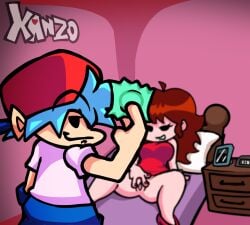 accurate_art_style friday_night_funkin girlfriend_(friday_night_funkin) kanzo_(artist) teasing