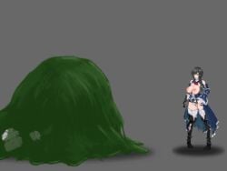 animated aradia_(night_of_revenge) death female female_death guro night_of_revenge slime
