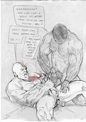2boys anal balls bara beard body_markings boner chest_hair closed_eyes cum cum_in_mouth cum_on_face cum_on_self cum_splatter cum_while_penetrated cumshot dildo dildo_in_ass erect_nipples erection fingerless_gloves gay god_of_war holding_penis human kneeling kratos kupopo leg_grab male male_only masturbation monochrome multiple_boys multiple_males multiple_penises muscles nude on_back orgasm_face orgasm_from_handjob penis pubic_hair sex_toy source_request spread_legs tagme testicles tongue_out veiny_balls veiny_penis veiny_testicles vibrating_dildo vibrator yaoi