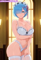 rem (re:zero) from re:zero kara hajimeru isekai seikatsu by king ai