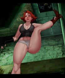 meryl silverburgh from metal gear by pupete